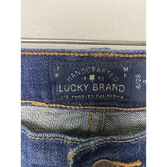 Lucky Brand Sofia Boot Jeans Womens Blue Size 6/28 Stretch Pockets Mid Rise - Picture 2 of 16